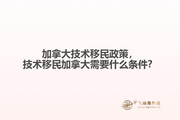 加拿大技術(shù)移民政策，技術(shù)移民加拿大需要什么條件？