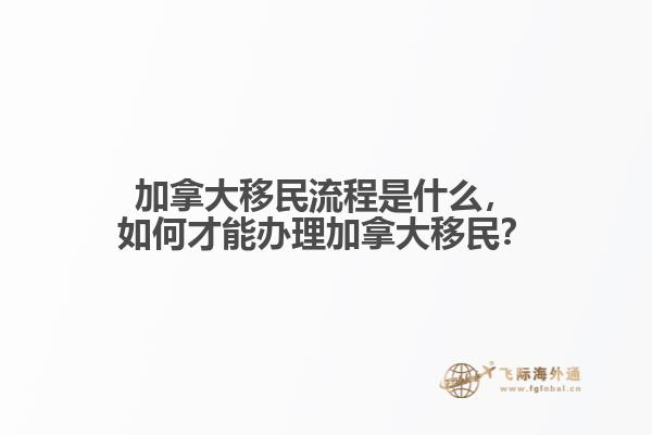 加拿大移民流程是什么，如何才能辦理加拿大移民？