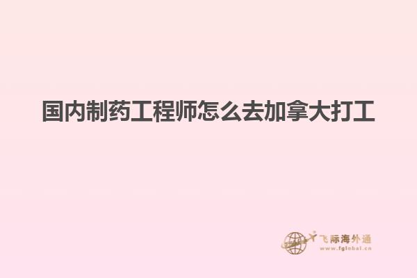 國內制藥工程師怎么去加拿大打工
