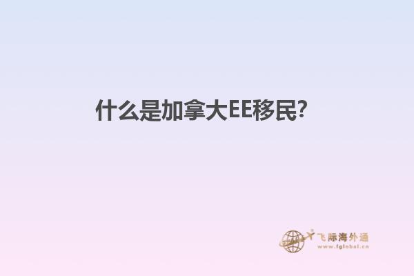什么是加拿大EE移民？