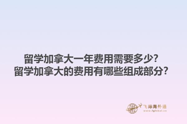 留學(xué)加拿大一年費(fèi)用需要多少？留學(xué)加拿大的費(fèi)用有哪些組成部分？1.jpg