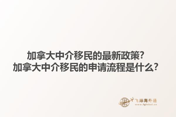 加拿大中介移民的最新政策？加拿大中介移民的申請流程是什么？