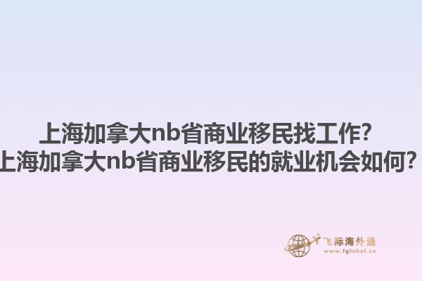 上海加拿大nb省商業(yè)移民找工作？上海加拿大nb省商業(yè)移民的就業(yè)機會如何？