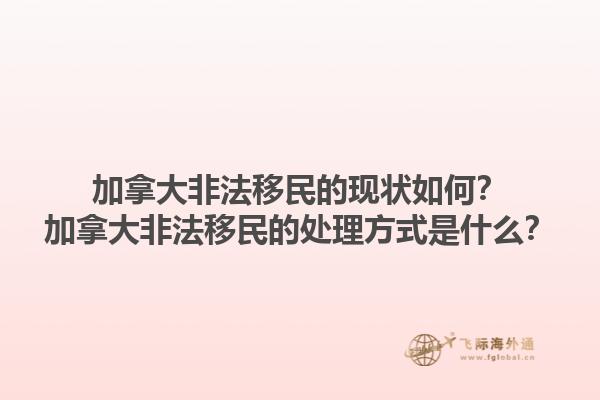 加拿大非法移民的現(xiàn)狀如何？加拿大非法移民的處理方式是什么？