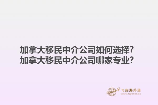 加拿大移民中介公司如何選擇？加拿大移民中介公司哪家專業(yè)？1.jpg