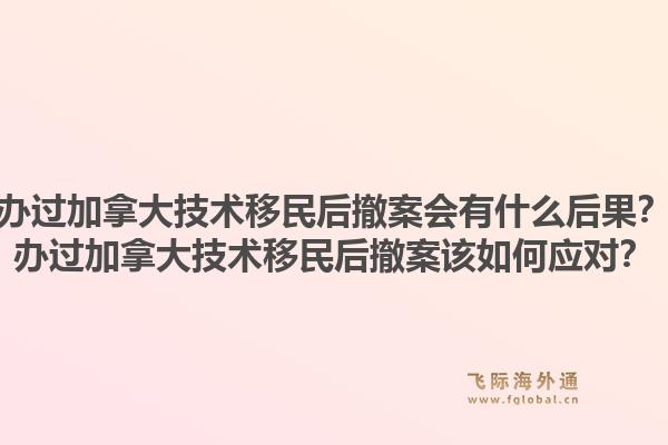辦過加拿大技術(shù)移民后撤案會(huì)有什么后果？辦過加拿大技術(shù)移民后撤案該如何應(yīng)對(duì)？1.jpg