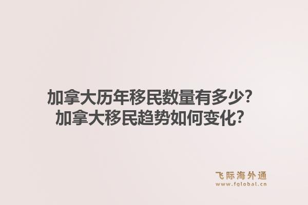 加拿大歷年移民數(shù)量有多少？加拿大移民趨勢如何變化？1.jpg
