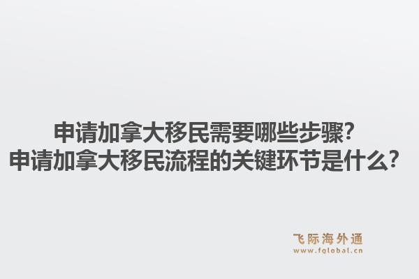 申請(qǐng)加拿大移民需要哪些步驟？申請(qǐng)加拿大移民流程的關(guān)鍵環(huán)節(jié)是什么？1.jpg