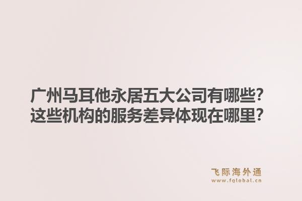 廣州馬耳他永居五大公司有哪些？這些機構(gòu)的服務(wù)差異體現(xiàn)在哪里？1.jpg