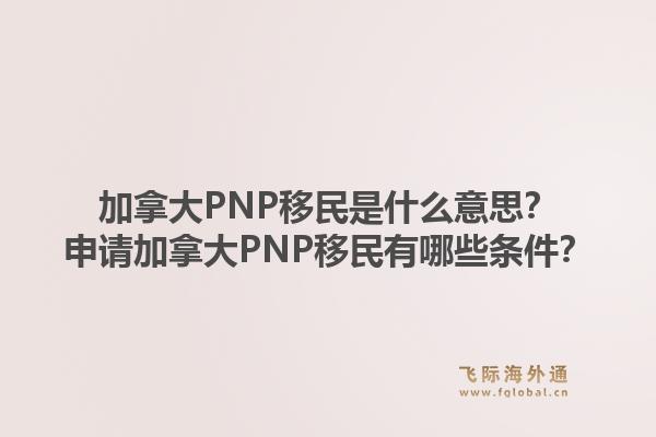 加拿大PNP移民是什么意思？申請(qǐng)加拿大PNP移民有哪些條件？1.jpg