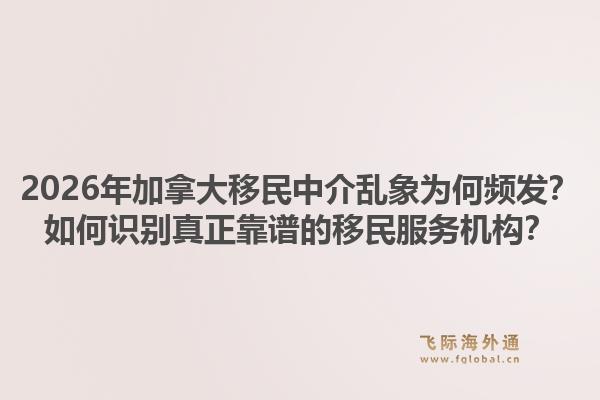 2026年加拿大移民中介亂象為何頻發(fā)？如何識別真正靠譜的移民服務(wù)機(jī)構(gòu)？