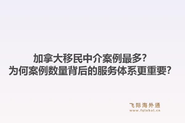 加拿大移民中介案例最多？為何案例數(shù)量背后的服務(wù)體系更重要？