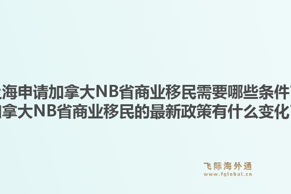 上海申請加拿大NB省商業(yè)移民需要哪些條件？加拿大NB省商業(yè)移民的最新政策有什么變化？1.jpg